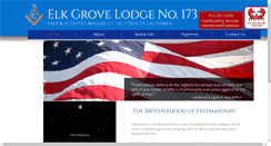 Desktop Screenshot of elkgrovemasons.org